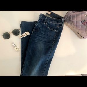 Straight leg ankle jean